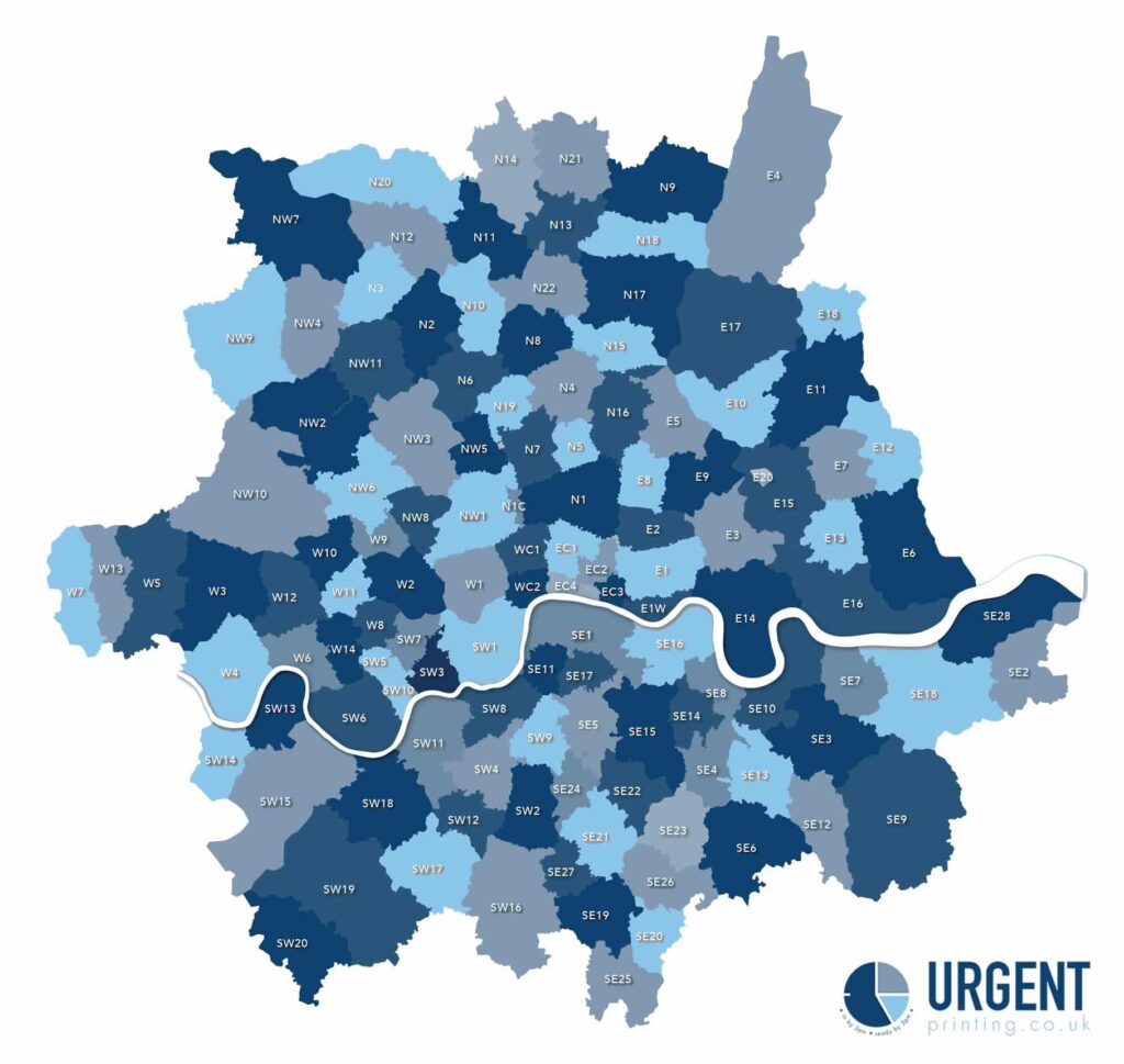 urgent-print-colours-London-postcodes