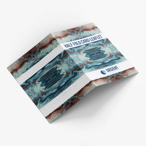 4 Page Folded Card Booklet, Flyer Leaflet